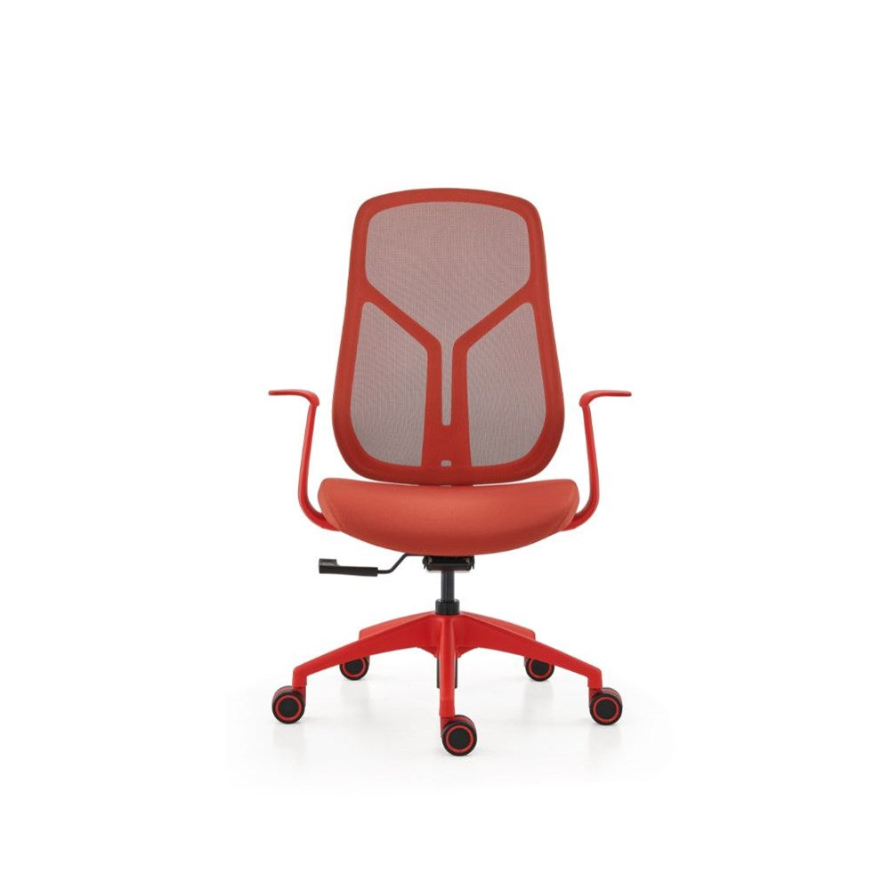 Mobel Yara Mesh Back Office Chair – Red or Light Blue