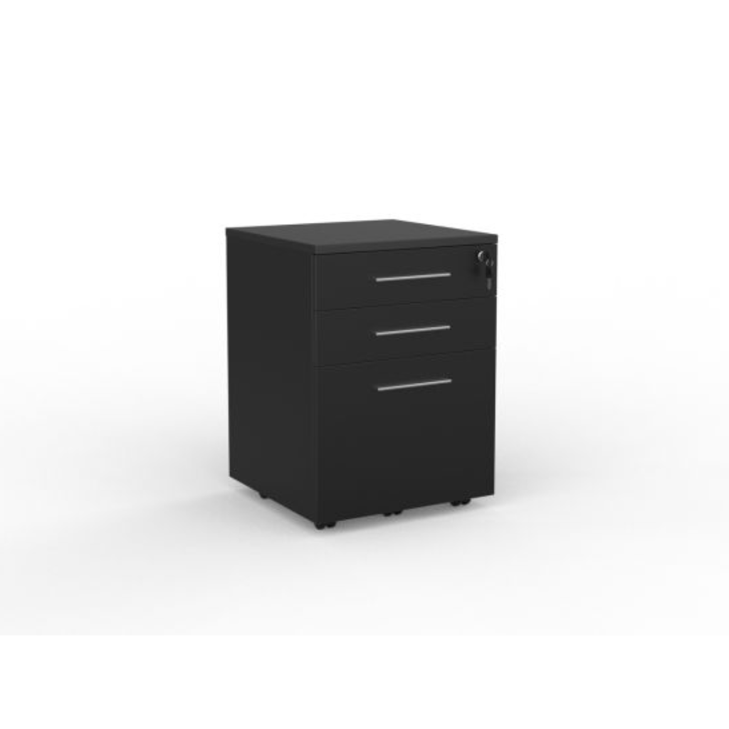 Cubit Locking 2-Drawer and File Mobile Storage Unit