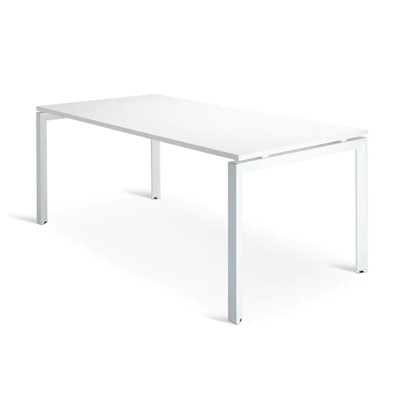 white meeting table