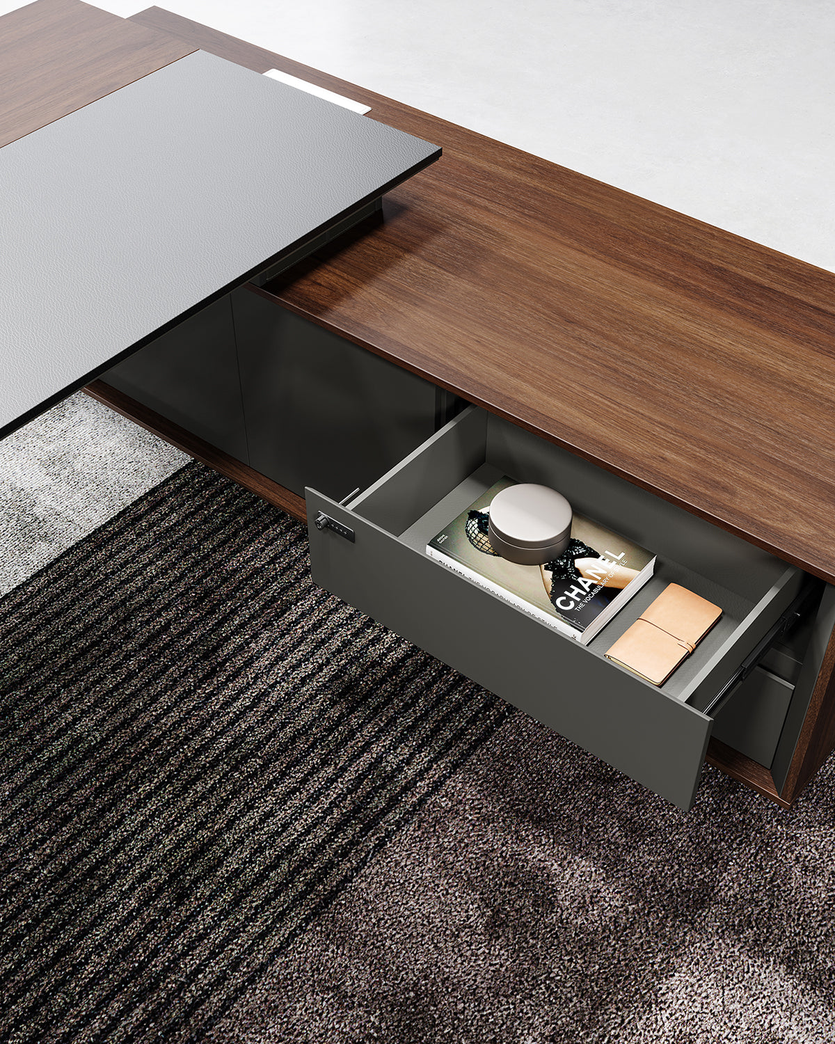 secure desk storage