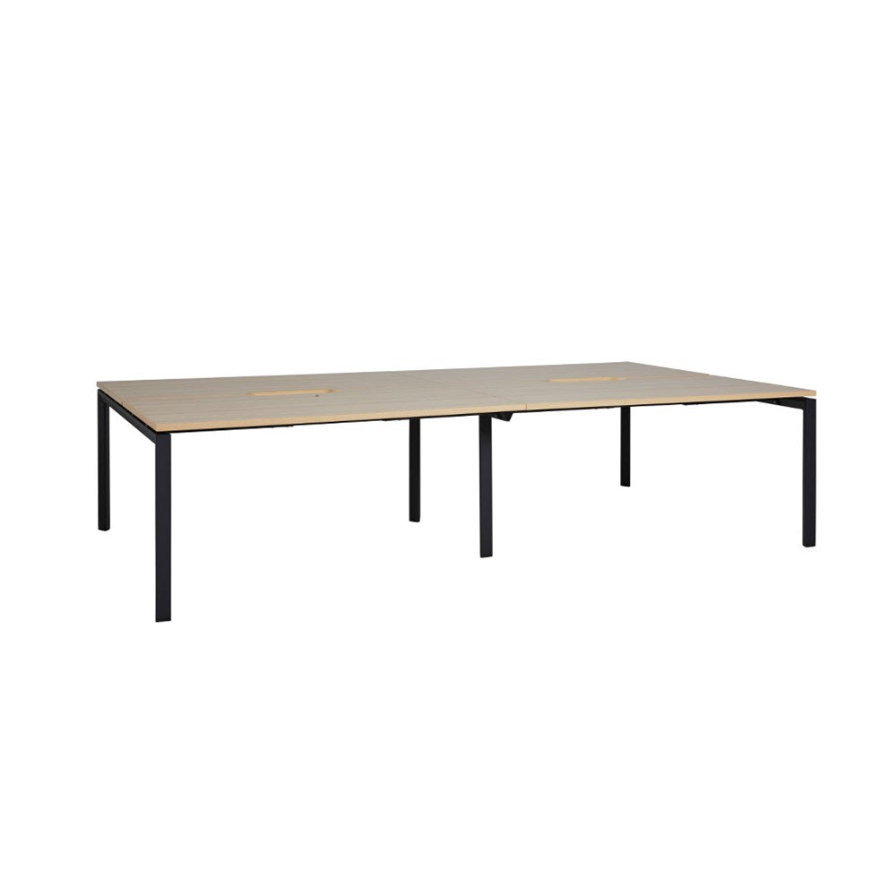 Mobel Novah 4-User Double-Sided Shared Desk