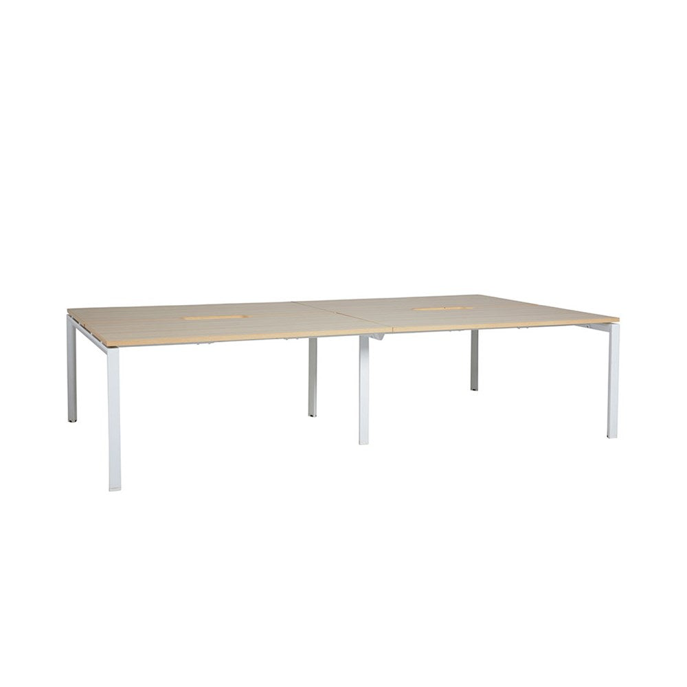 Mobel Novah 4-User Double-Sided Shared Desk