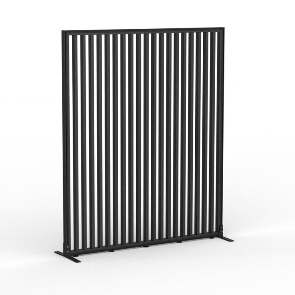 all black divider screen