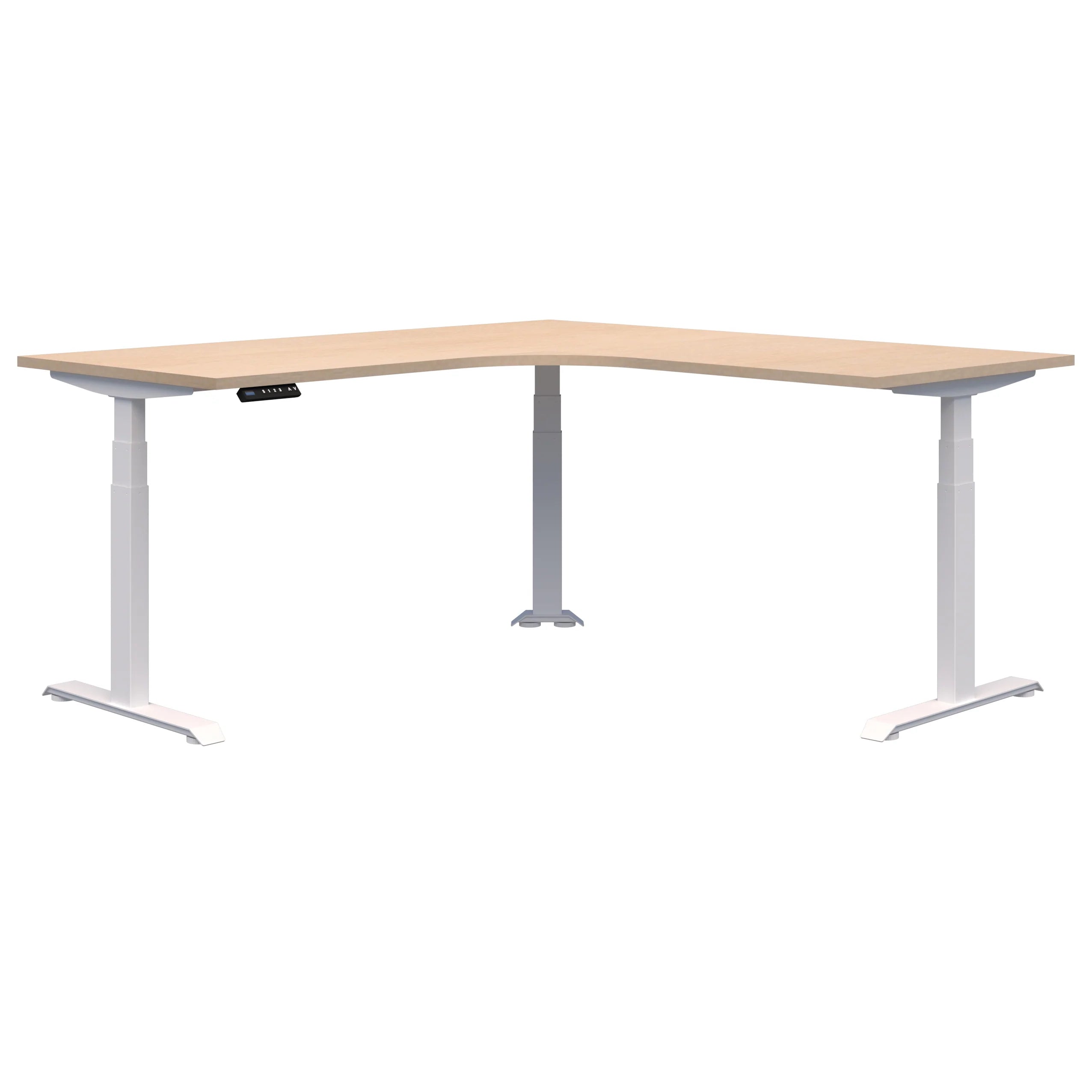 Summit II Electric Height Adjustable Corner Desk