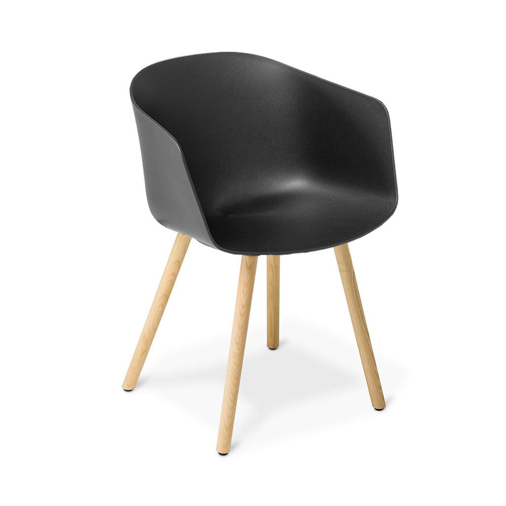 Max Tub Timber 4-Leg Chair