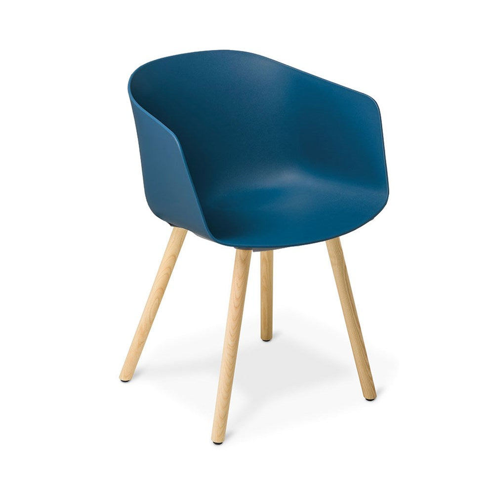 Max Tub Timber 4-Leg Chair