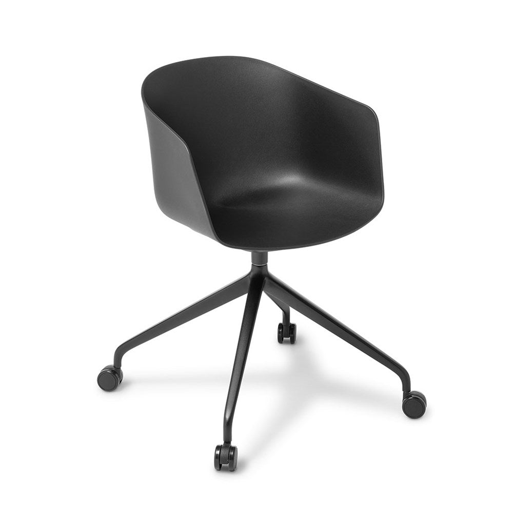 Max Tub Black Swivel Base Chair