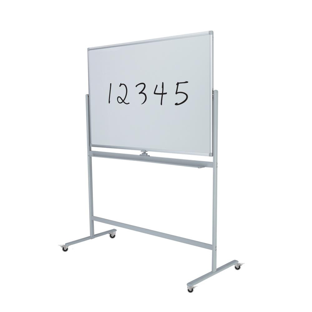 Mobile Pivoting Double-Sided Acrylic Whiteboard