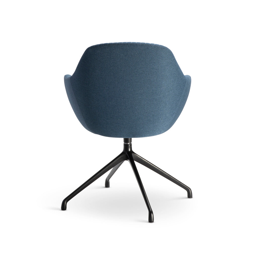 Mobel Ava Chair with Black Iron Base