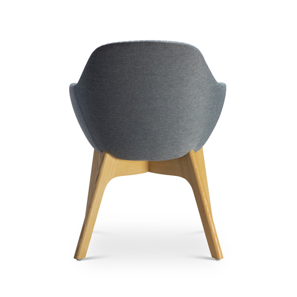 Mobel Ava Chair with Wood Leg Base