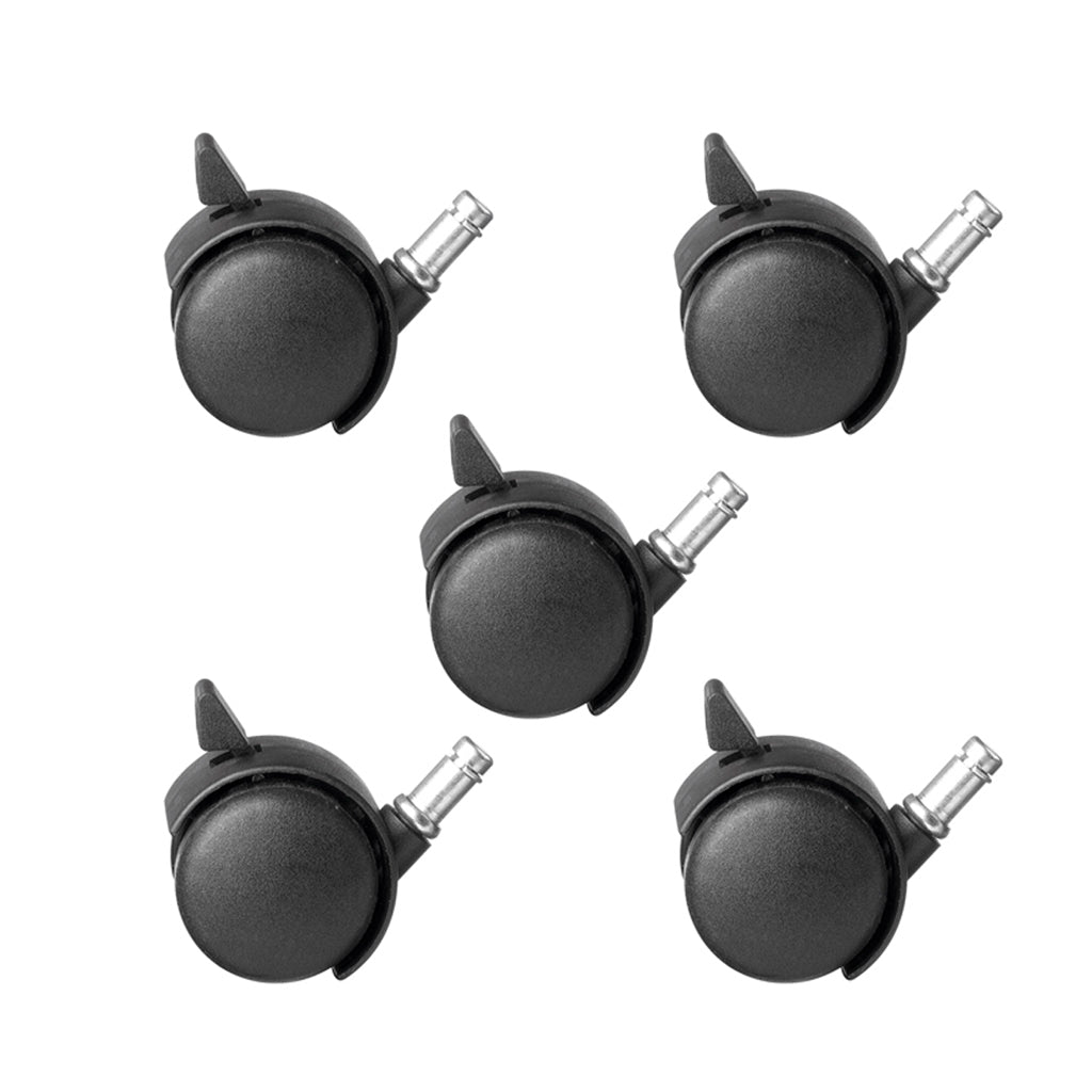 Buro Braking Castors with Lever – Set of 5