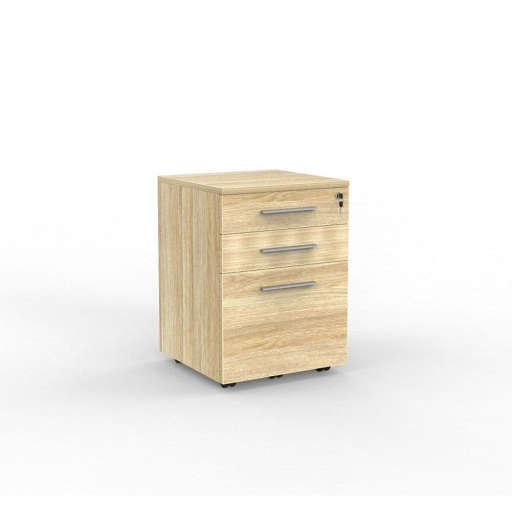 Cubit Locking 2-Drawer and File Mobile Storage Unit