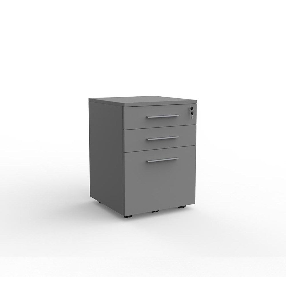 Cubit Locking 2-Drawer and File Mobile Storage Unit