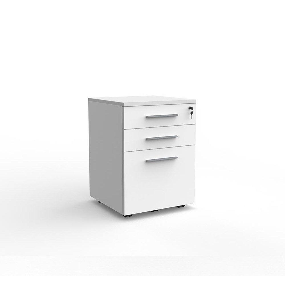 Cubit Locking 2-Drawer and File Mobile Storage Unit