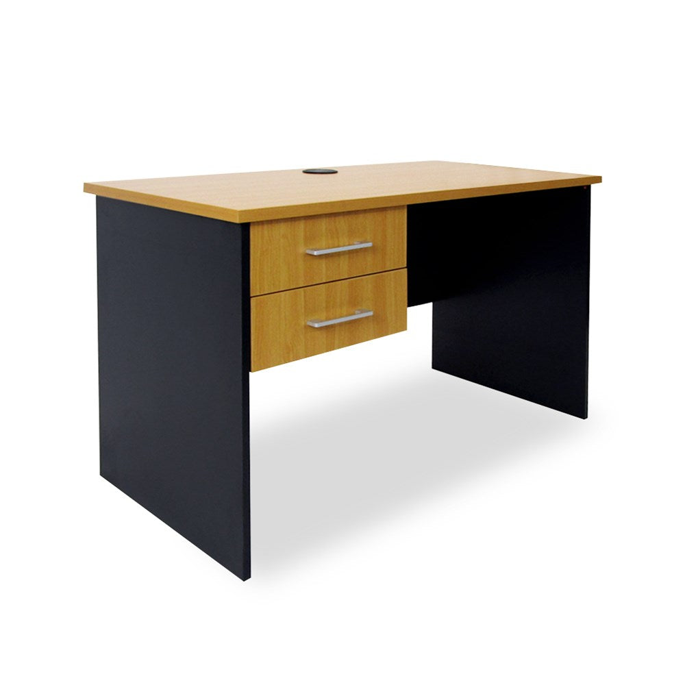 Mobel Delta Straight Desk with Drawers