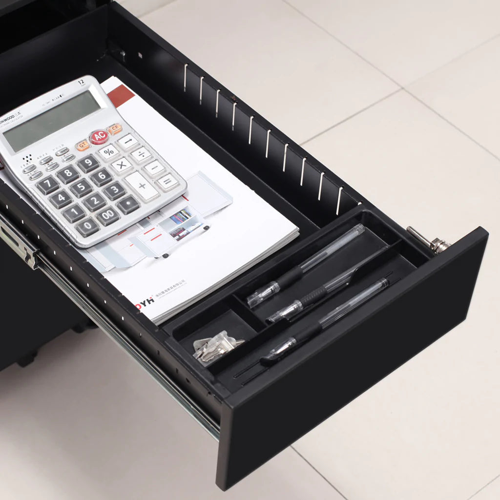 Mobel Milano 300 Slimline 2-Drawer and File Mobile Storage Unit