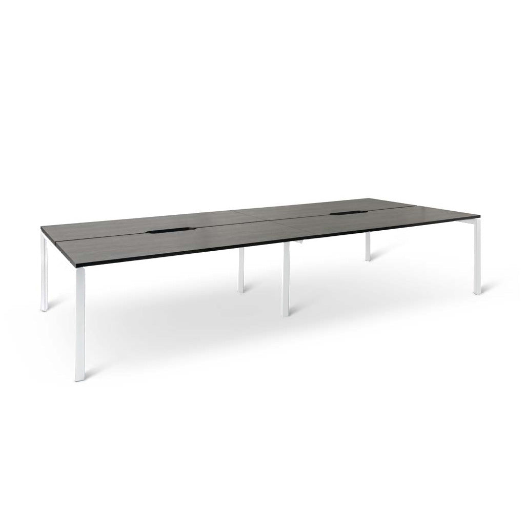 Mobel Novah 4-User Double-Sided Shared Desk