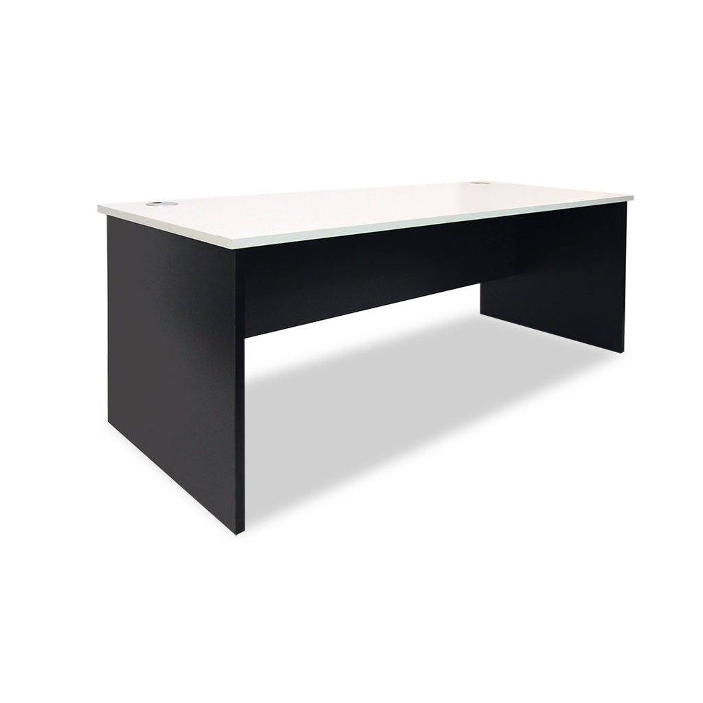 black and white 1800 desk